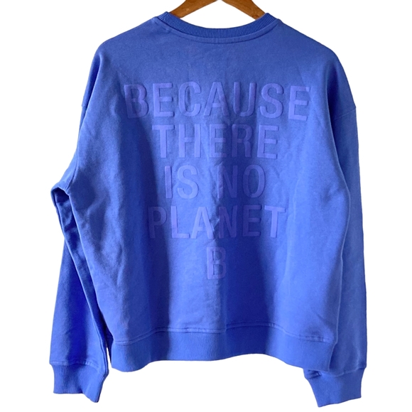 BNWT Ecoalf Men's Sweatshirt - 'Because There Is No Planet B' Slogan - Size XL - Picture 2 of 16